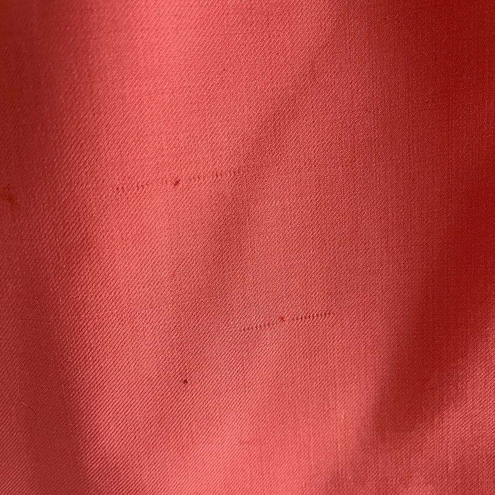 J. Crew pencil skirt salmon color - 100% wool. Please note pictures with flaws - Picture 5 of 6